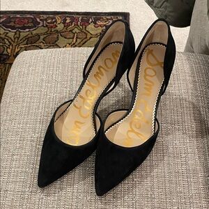 Sam Edelman Black Suede Heels